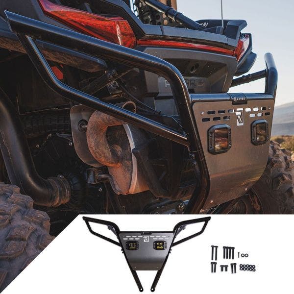 Polaris RZR XP 2024+ Rear Bumper with Plug & Play Reverse LED Lighting